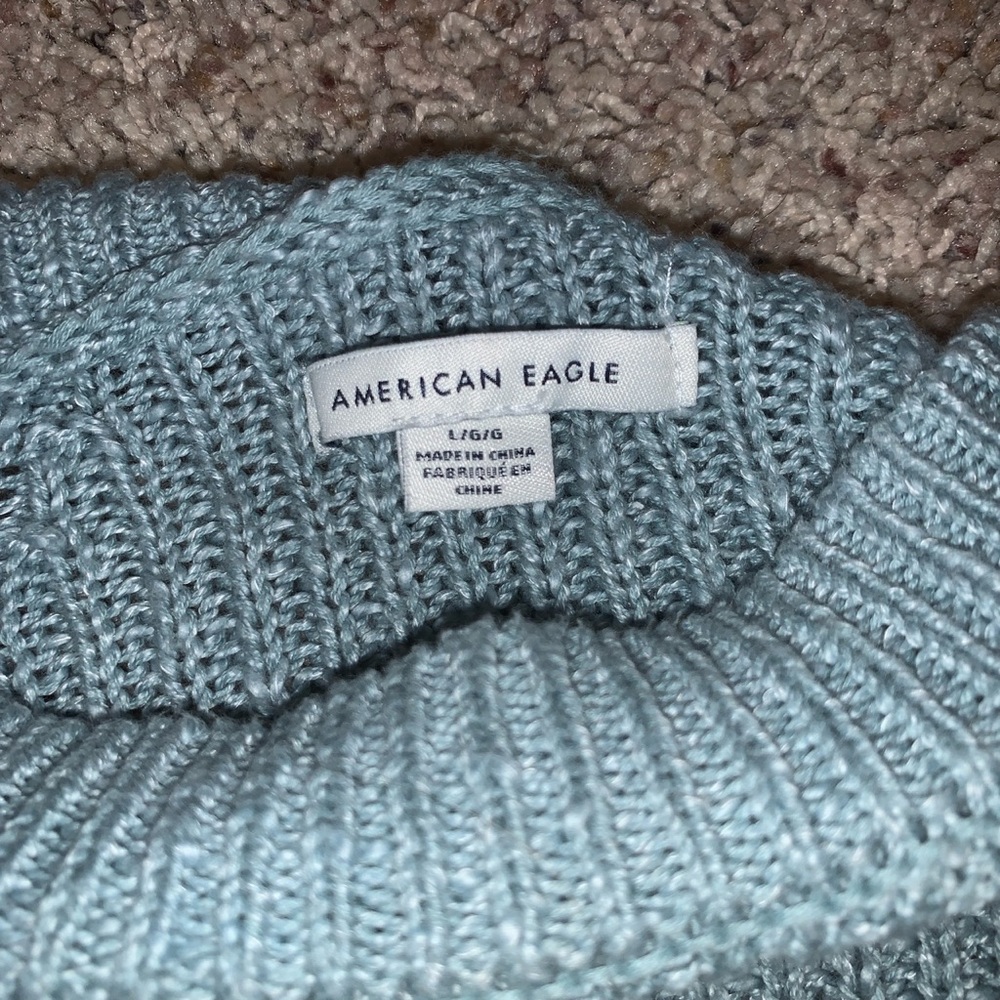 Light blue knit American eagle sweater! - Picture 2 of 2